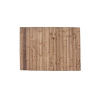 Closeboard Fence Panel 6' X 4' 6" (Heavy Duty With 3 Backing Rails)