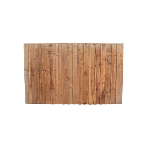 Closeboard Fence Panel 6' X 4' (Heavy Duty With 3 Backing Rails)