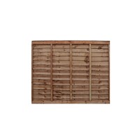 Waney Fence Panel 6' X 4' 6"