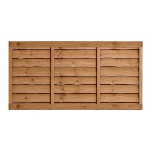 Waney Fence Panel 6' X 3' 6"