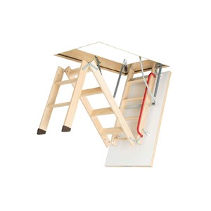 Fakro Three Section LWK Timber Loft Ladder 55 x 110cm