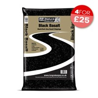 Black Basalt Chippings 14mm - Small Bag