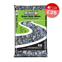 Green Slate Chippings 40mm - Small Bag