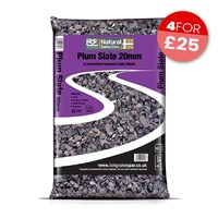 Plum Slate Chippings 20mm - Small Bag