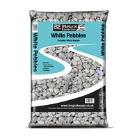White Marble Pebbles 20-40mm - Small Bag