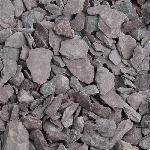 Plum Slate Chippings 20mm - Bulk Bag