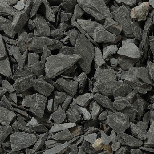 Charcoal Slate Chippings 20mm - Bulk Bag