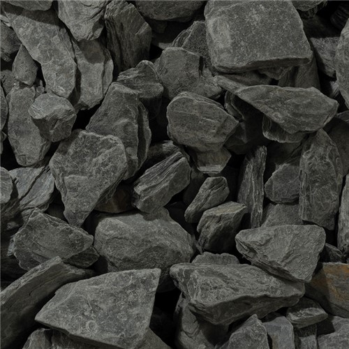 Charcoal Slate Chippings 40mm - Bulk Bag