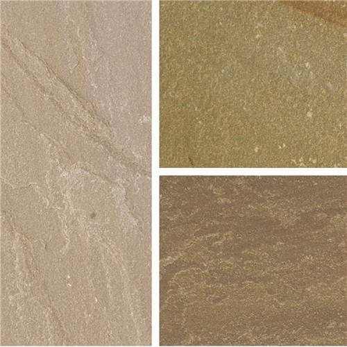 Bradstone Sandstone Project Pack - Autumn Green - (15.30m2  Pack)