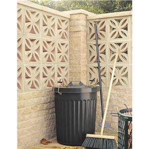 Bradstone Screenwall Walling Leaf - 290mm x 90mm x 290mm