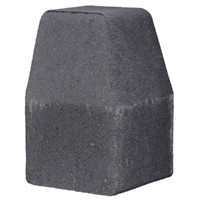 Bradstone Kerb Large Chamfered Upright External Corner - Charcoal