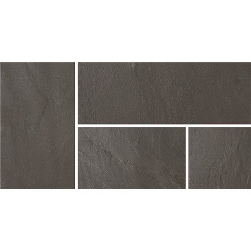 Indian Slate Project Pack (Sawn Edge) - Black 18.36m2 Pack