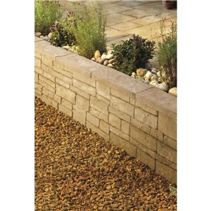 Bradstone Old Town Walling Full Block 450mm x 140mm - Weathered Limestone