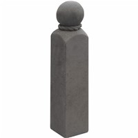 Rustic Rope Top Corner - Old Granite