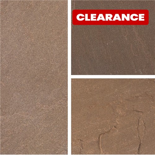 Bradstone Blended Natural Sandstone - Burnt Umber - (19.52m2 Pack)