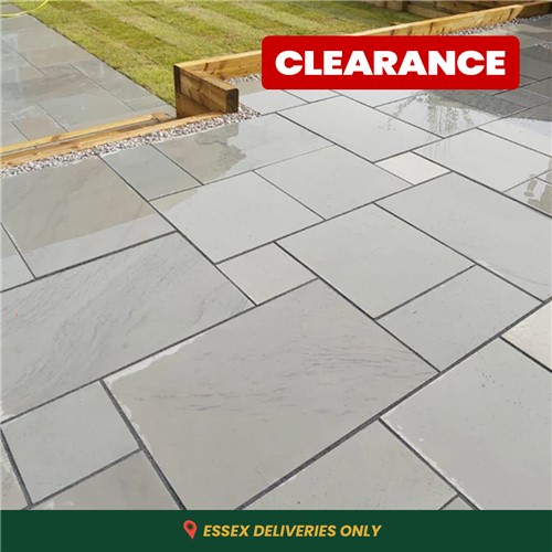 Sandstone Sawn & Honed Project Pack - Kandla Grey (17.20m2 Pack)