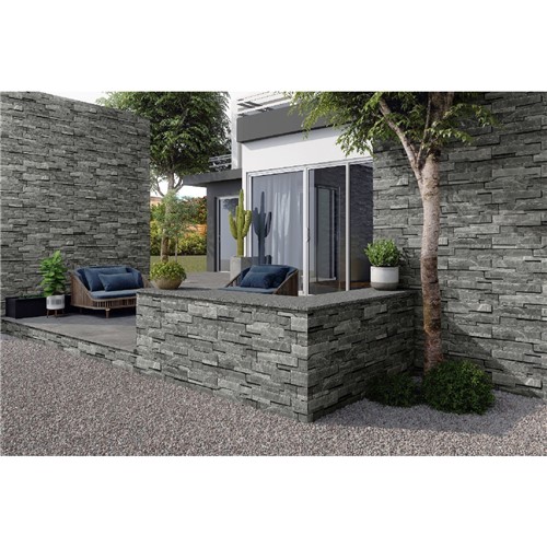 Porcelain Wall/Step Cladding 600mm x 150mm Euro Black (384)