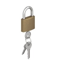 Gatemate Brass Padlock 1½ " 38mm Chrome Shackle