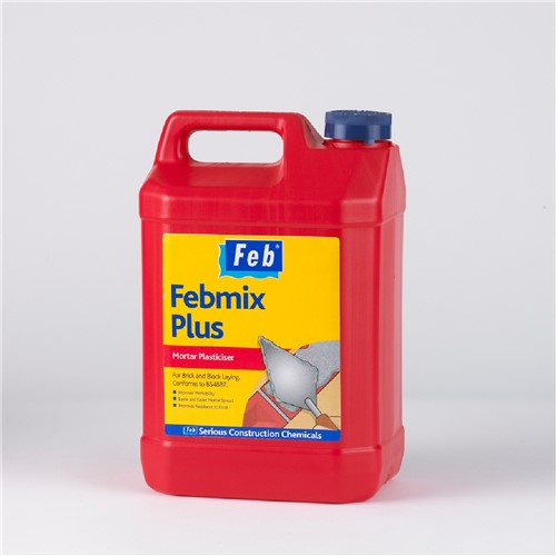 Febmix Plus Mortar Plasticiser - 5L