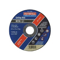 Metal Cutting Disc 4½ " - Faithfull