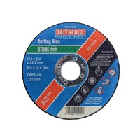 Stone Cutting Disc 4½ " - Faithfull