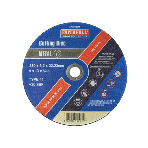 Metal Cutting Disc 9"