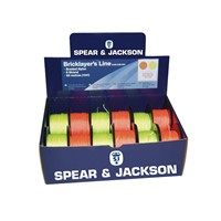 Spear & Jackson Brick Line 50m - Orange/Yellow