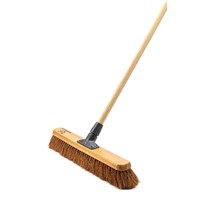 24" Soft Coco Platform Broom by Buffalo (includes handle)