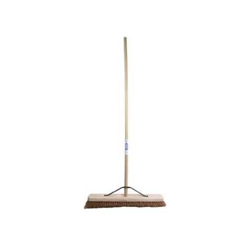 Soft Coco Bristle Broom - 24 Inches