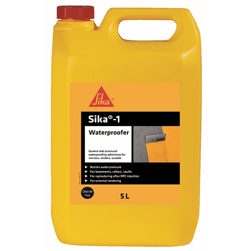 Sika 1 Waterproofer - 5 ltr