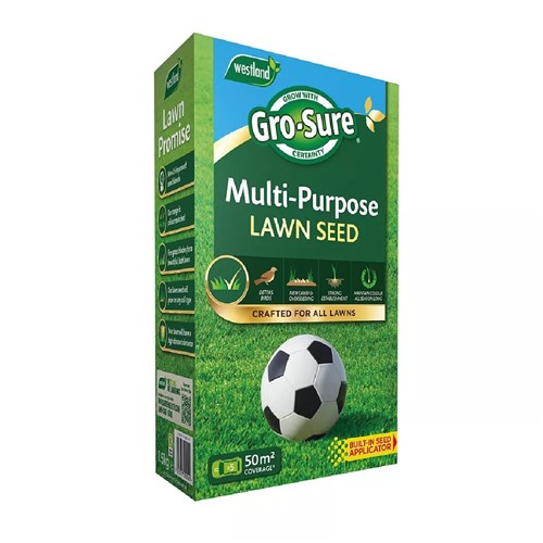 Westland Gro - Sure Multi Purpose Lawn Seed - 50m2  Box