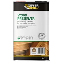 Everbuild Wood Preserver - Clear 5L