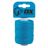Ox Pro Nylon High Vis Builders Line 105m/350ft - Cyan