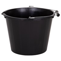 Everyday Black Bucket - 3 Gallon/ 15 Litres