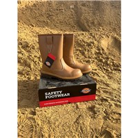 Dickies Rigger Brown Lined Boots - Size 10