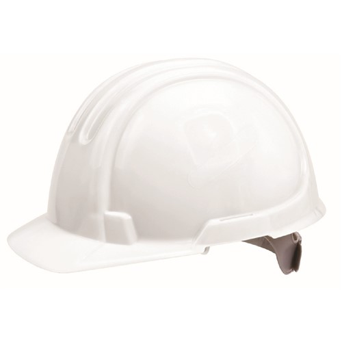 Ox Unvented Hard Hat - White