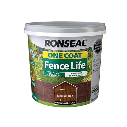 One Coat Fencelife - Medium Oak 5L