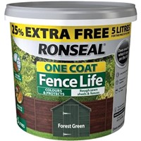 One Coat Fencelife - Forest Green 5L