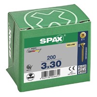 Spax Pozi CSK Woodscrews 3.0 x 30mm