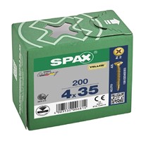 Spax Pozi CSK Woodscrews 4.0 x 35mm