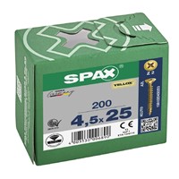 Spax Pozi CSK Woodscrews 4.5 x 25mm