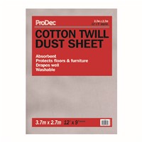 Cotton Dust Sheet 9ft x 12ft