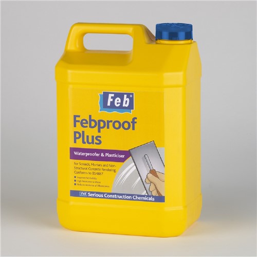 Febproof Plus - Waterproofer & Plasticiser - 5L