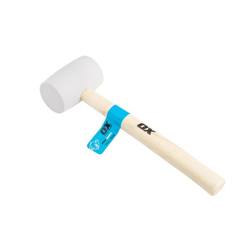 OX-P081816 OX Pro White Rubber Mallet 16oz - 450g