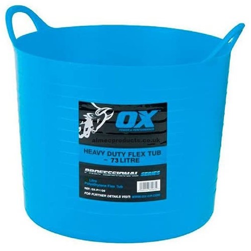 Ox Pro Heavy Duty 73 Litre Flexi Tub