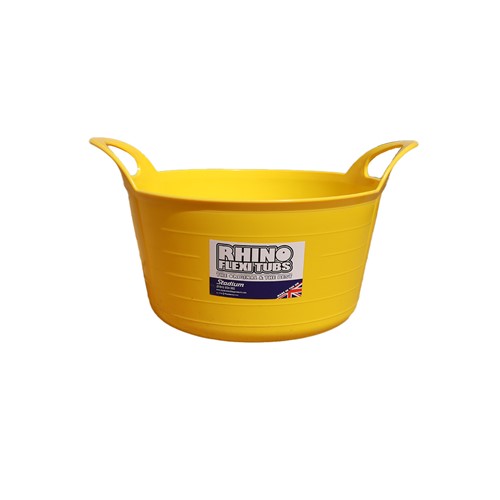 Rhino Flexi Tub Yellow - 12L