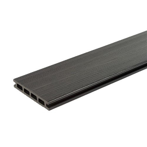 Saige Hollow Composite Decking - Charcoal - 3.6m