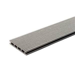 Saige Hollow Composite Decking - Light Grey - 3.6m