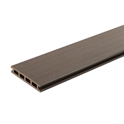 Saige Hollow Composite Decking - Coffee - 3.6m