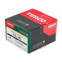 5.0 x 40mm Multi Purpose Screw CSK ZYP - Box of 200